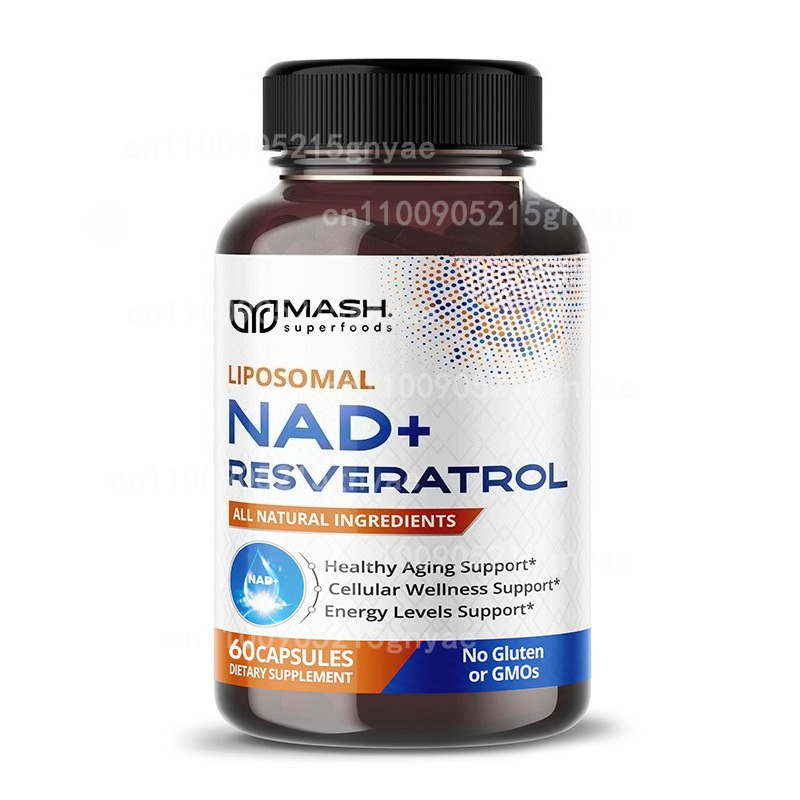 Resveratrol Capsule Anti Aging - 900mg NAD+ Supplement: Nicotinamide Riboside +