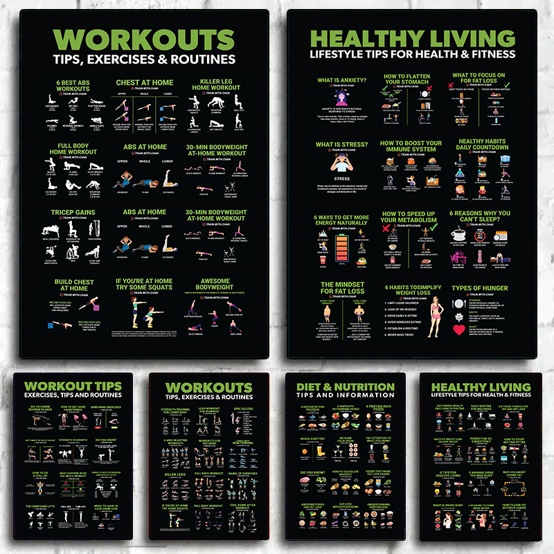 Nutrition And Exercise - Bodybuilding Exercise Workout Healthy Living Diet