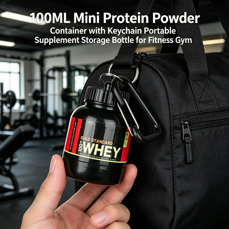 Whey Protein Isolate - 100ML Portable Protein Powder Container Mini