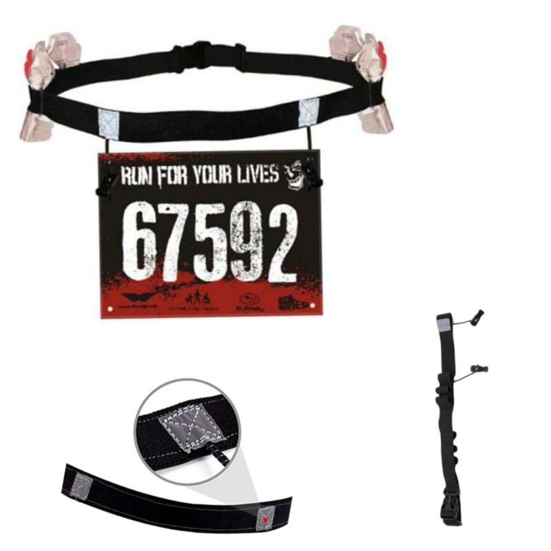 Nutrition Gym - Running Race Number Belt Waist Pack