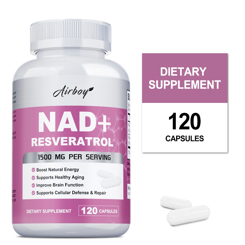 Resveratrol Capsule Anti Aging - NAD+ Resveratrol - Anti-aging, Reduce Wrinkles,