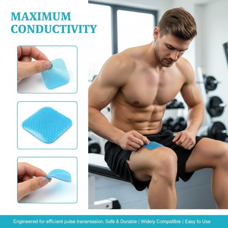 4PCS EMS Gel Pads For EMS Trai - Nutrition Gym incelemesi ve fiyatı