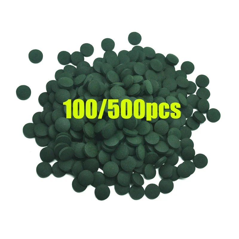 100pcs High Purity Spirulina T - Spirulina Tablet Organic incelemesi ve fiyatı