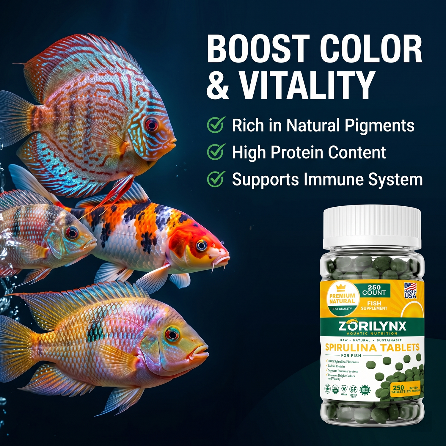 1250pcs High Purity Spirulina  - Spirulina Tablet Organic incelemesi ve fiyatı