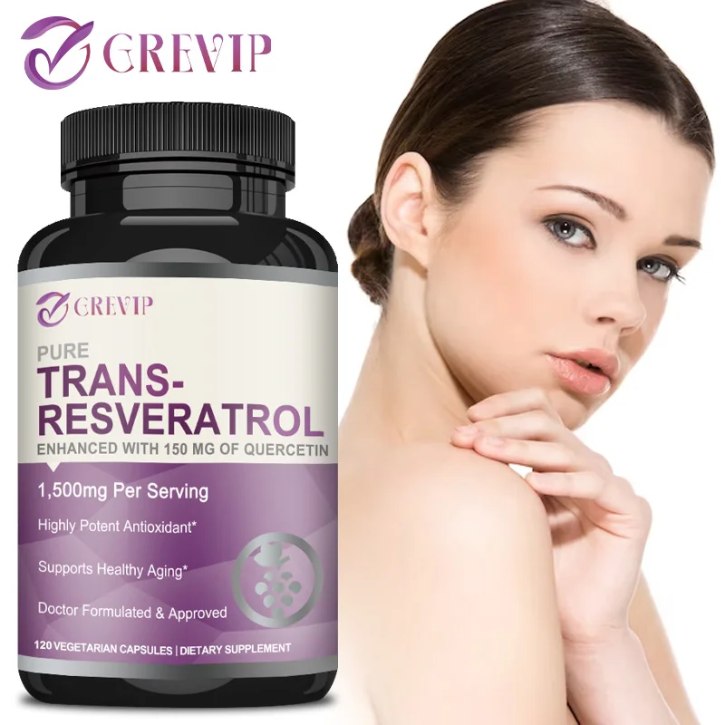 Trans-Resveratrol 1500mg - Pot - Resveratrol Capsule Anti Aging incelemesi ve fiyatı