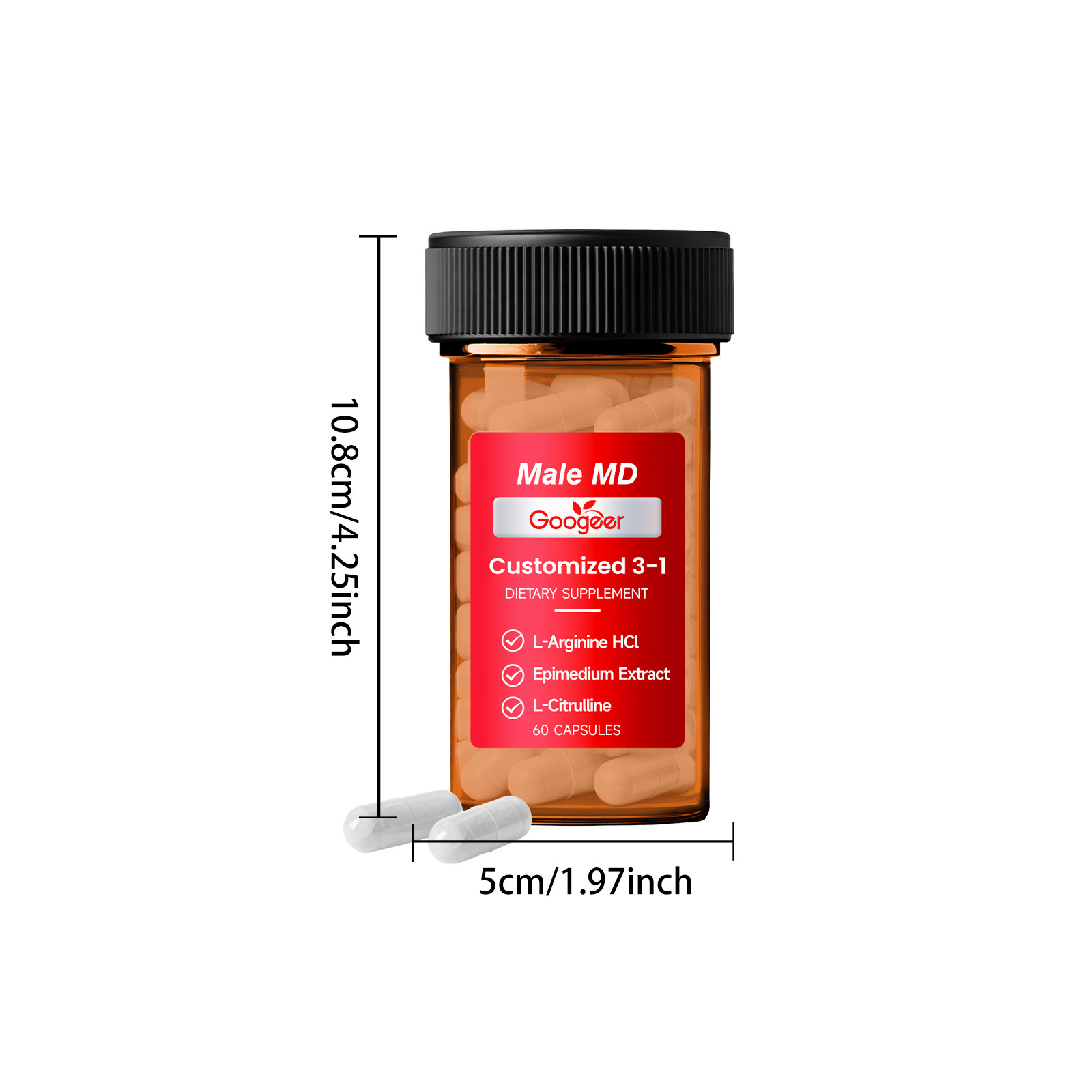 GOOGEER Men's Health Capsules  - Nutrition For Health Fitness & Sport Melvin Williams incelemesi ve fiyatı