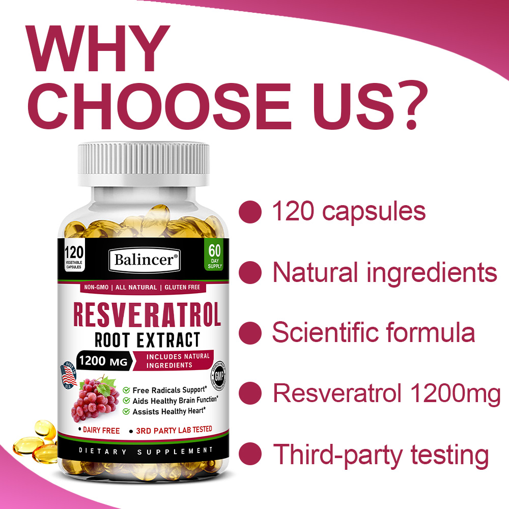 Resveratrol Root Extract 1200m - Resveratrol Capsule Anti Aging incelemesi ve fiyatı