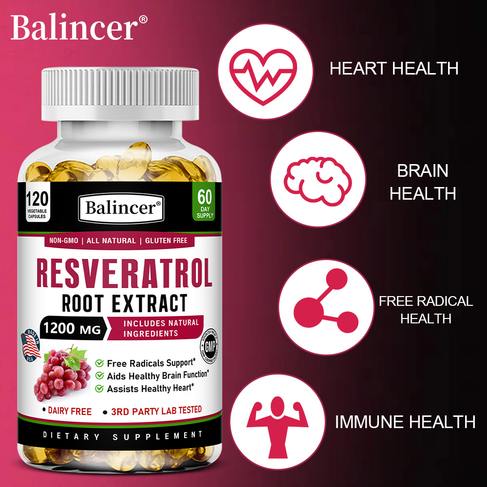 Resveratrol Root Extract 1200m - Resveratrol Capsule Anti Aging incelemesi ve fiyatı