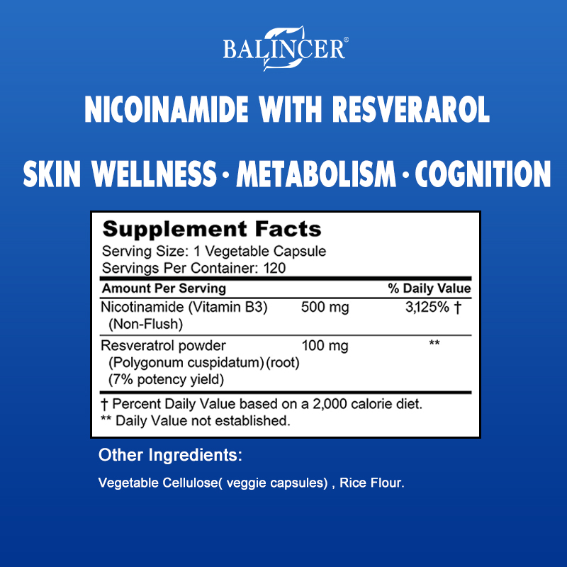 Nicotinamide with Resveratrol  - Resveratrol Capsule Anti Aging incelemesi ve fiyatı
