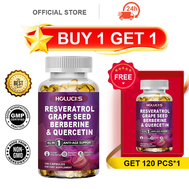 Buy 1 Get 1 Free! Resveratrol  - Resveratrol Capsule Anti Aging incelemesi ve fiyatı
