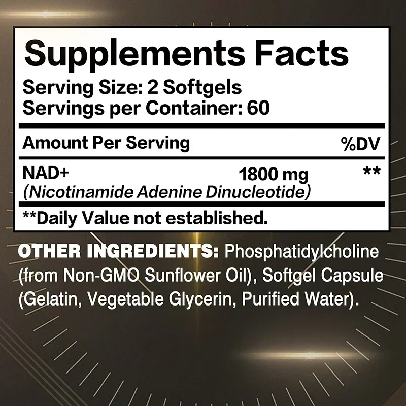 Liposomal NAD Supplement - wit - Resveratrol Capsule Anti Aging incelemesi ve fiyatı