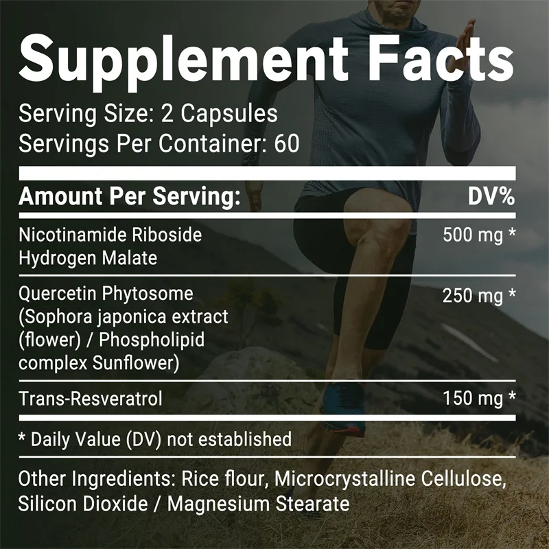 NAD+ Nicotinamide Riboside - A - Resveratrol Capsule Anti Aging incelemesi ve fiyatı