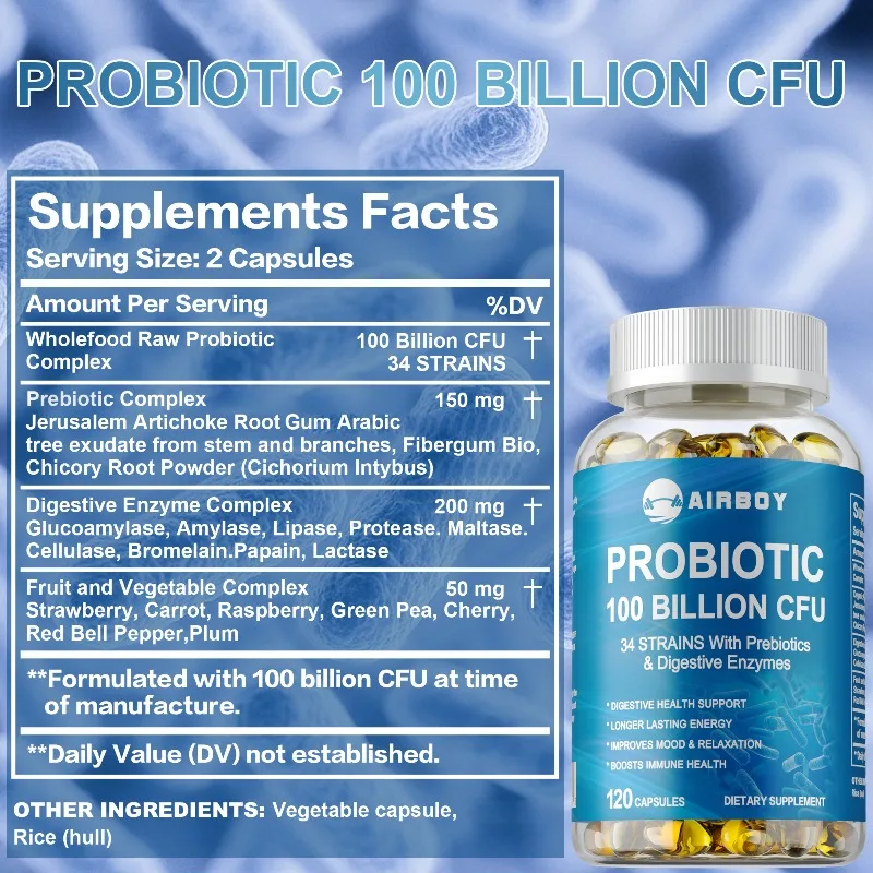 Probiotics 100 Billion CFU - I - Probiotic 60 Billion incelemesi ve fiyatı