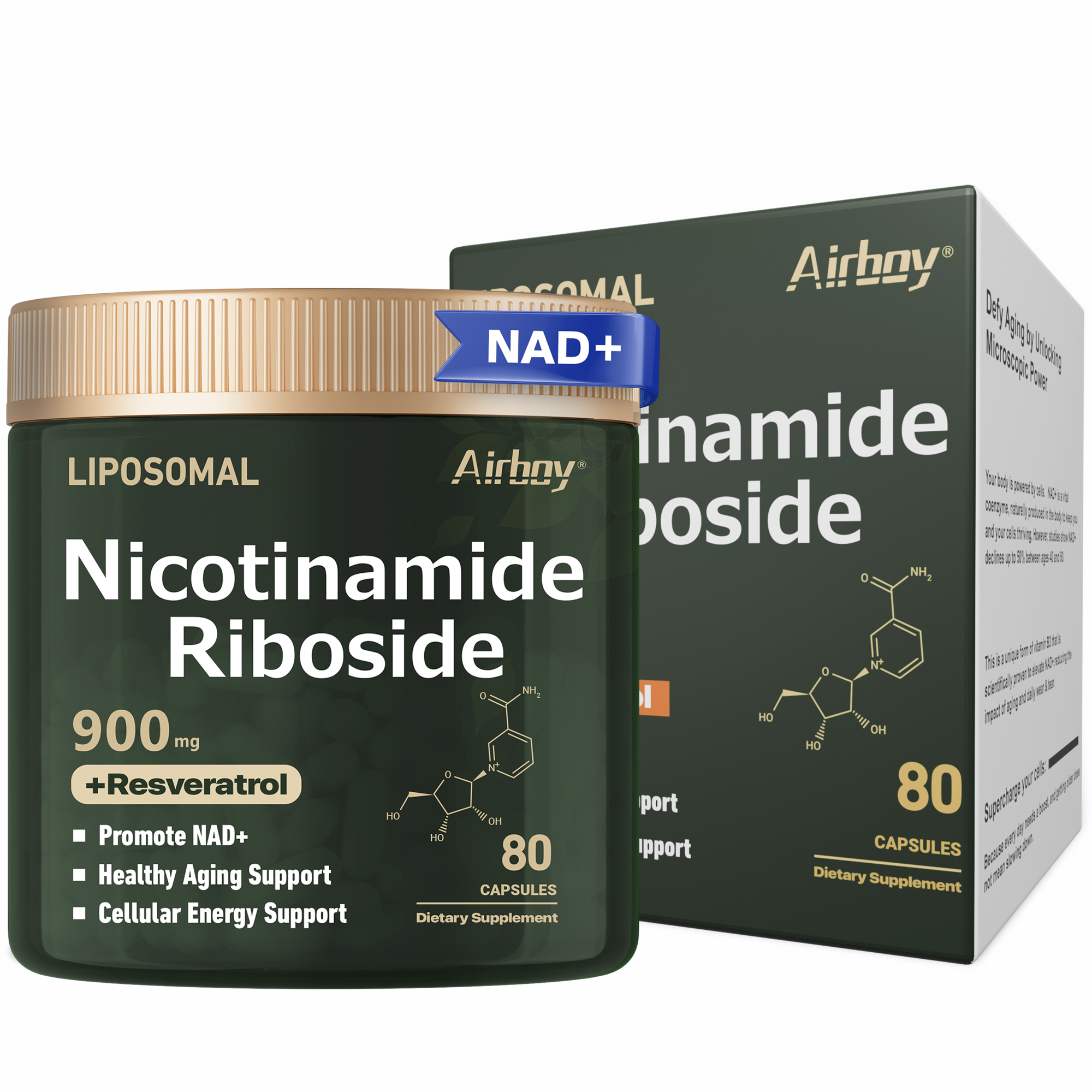 NAD+Supplement - Liposomal Nic - Resveratrol Capsule Anti Aging incelemesi ve fiyatı