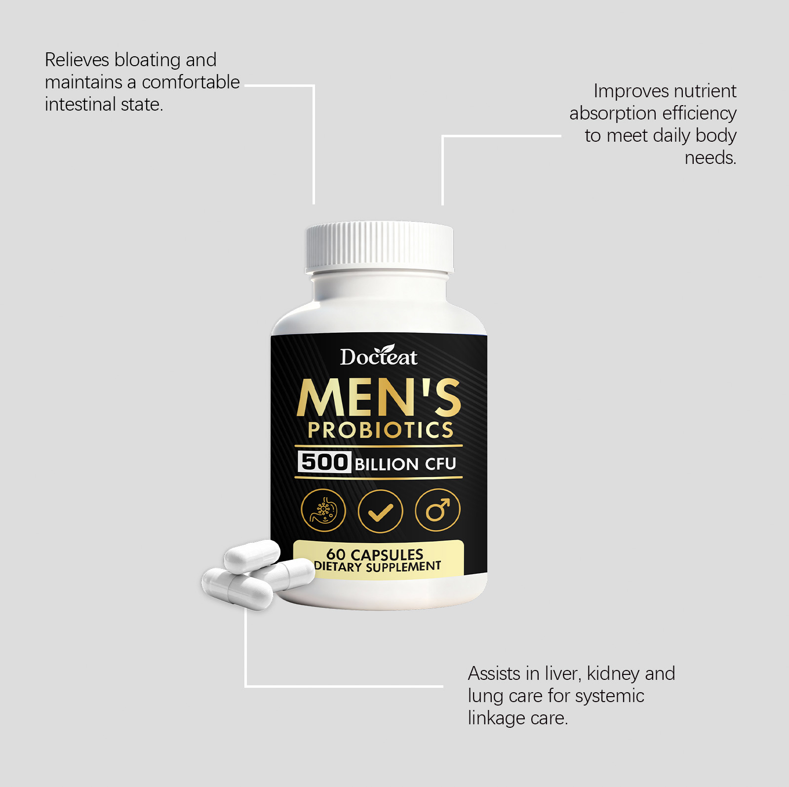 GOOGEER Men's Health Capsules  - Nutrition For Health Fitness & Sport Melvin Williams incelemesi ve fiyatı