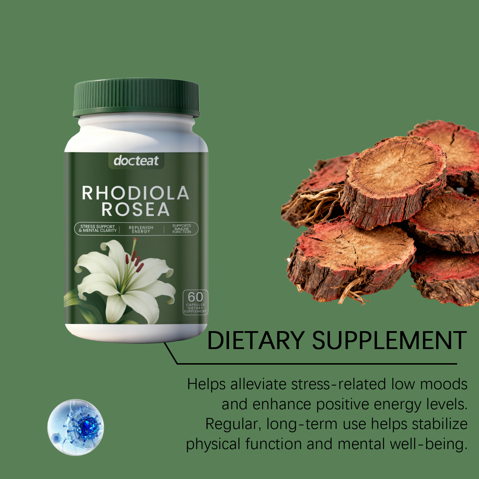 DOCTEAT Men's Health Capsules  - Nutrition For Health Fitness & Sport Melvin Williams incelemesi ve fiyatı