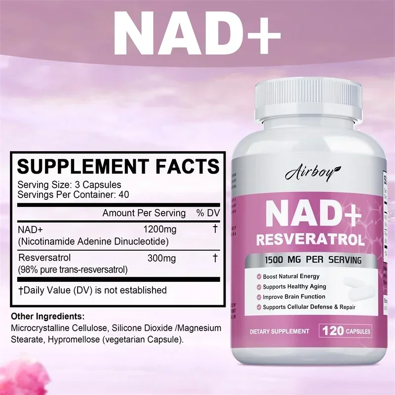 NAD+  Resveratrol - Anti-aging - Resveratrol Capsule Anti Aging incelemesi ve fiyatı