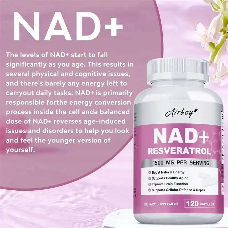 NAD+  Resveratrol - Anti-aging - Resveratrol Capsule Anti Aging incelemesi ve fiyatı