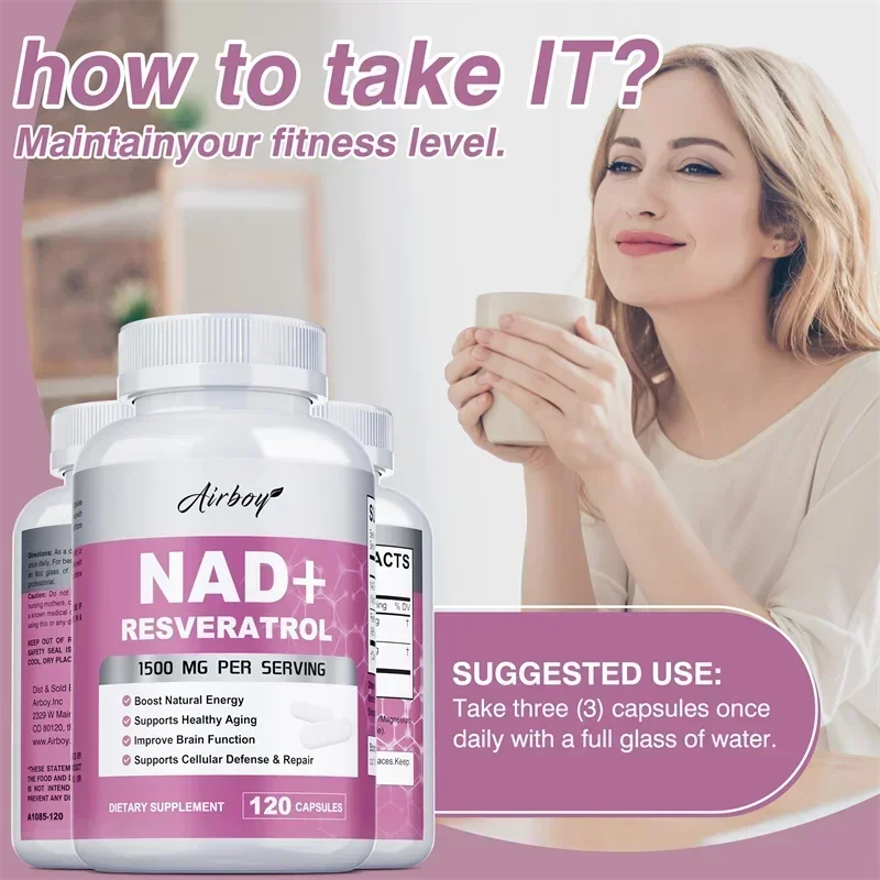 NAD+  Resveratrol - Anti-aging - Resveratrol Capsule Anti Aging incelemesi ve fiyatı