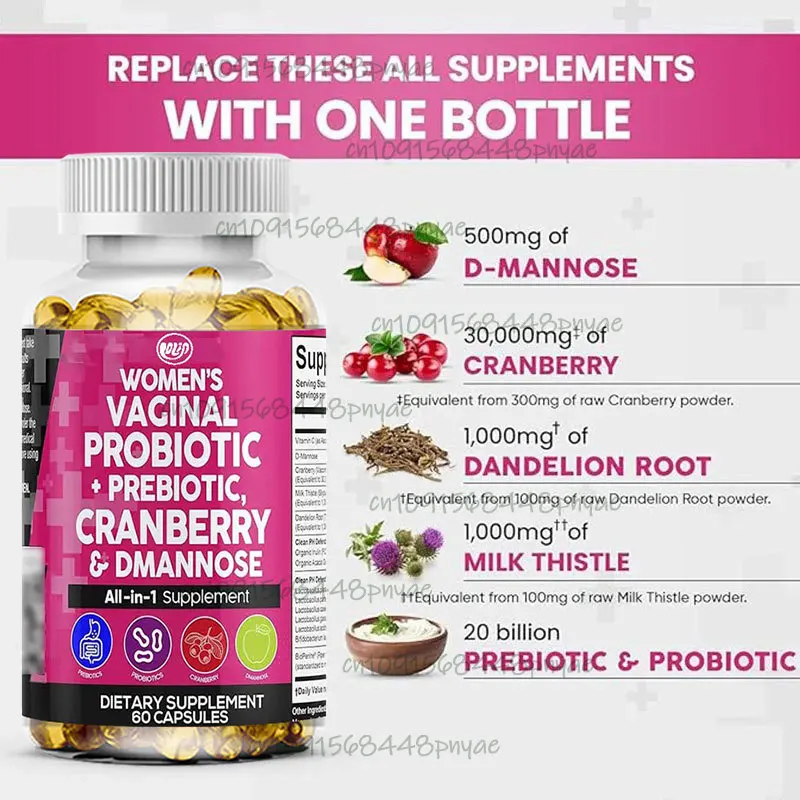 60 Capsules Female Probiotics+ - Probiotic 60 Billion incelemesi ve fiyatı
