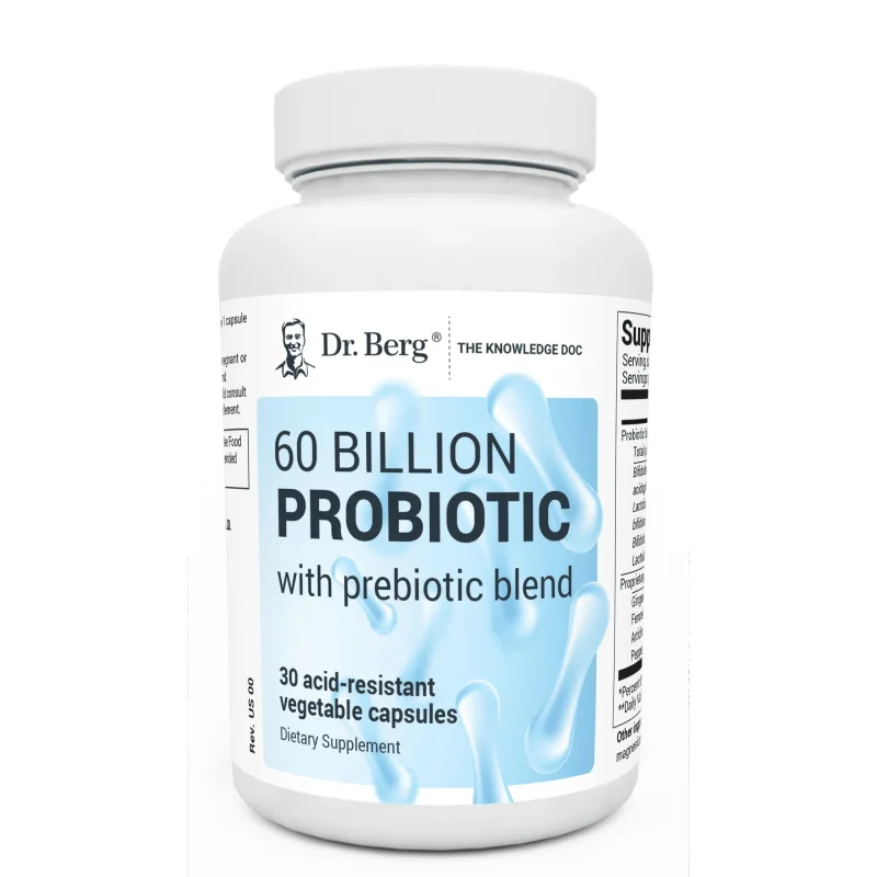 Dr. Berg 60 Billion 10 Strains - Probiotic 60 Billion incelemesi ve fiyatı