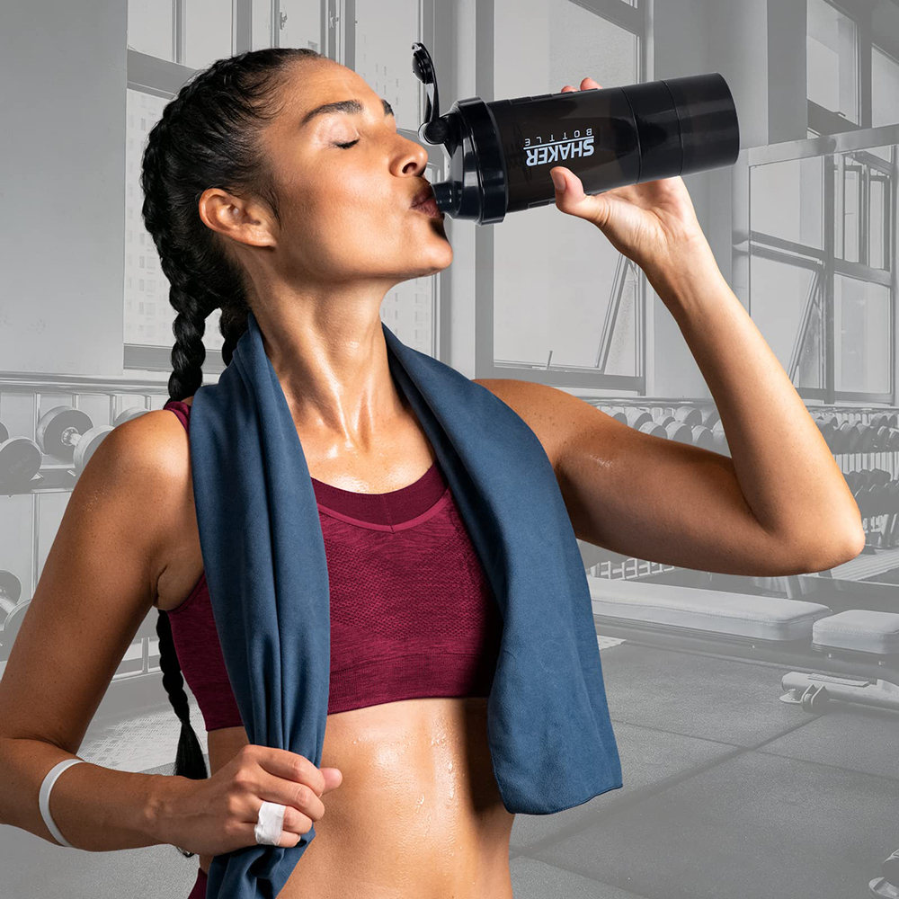 3 Layers Shaker Protein Bottle - Whey Protein Isolate incelemesi ve fiyatı