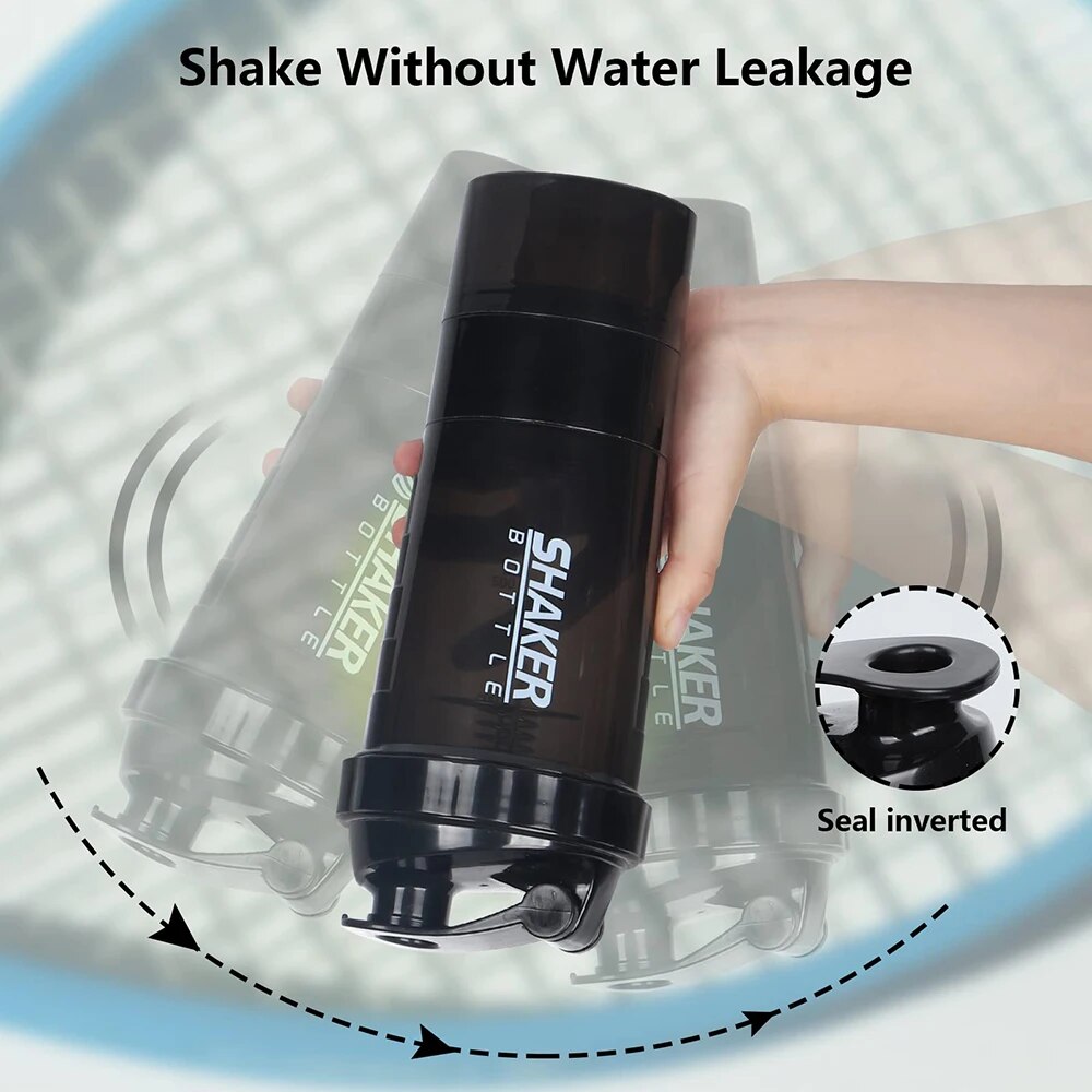 3 Layers Shaker Protein Bottle - Whey Protein Isolate incelemesi ve fiyatı