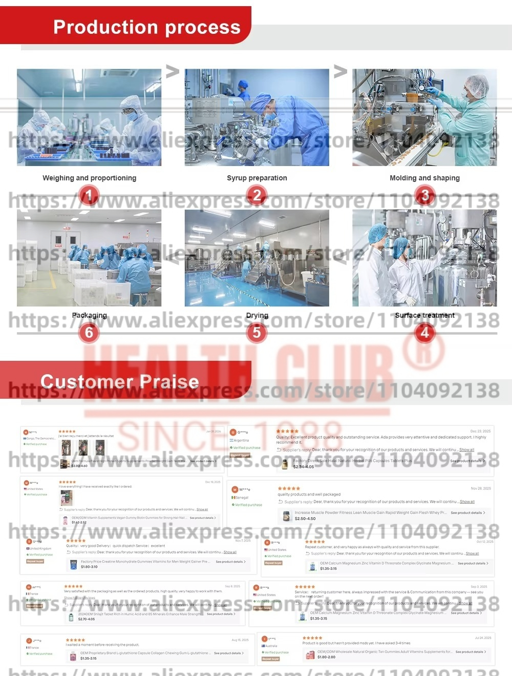 Wholesale Price 50g-1000g MARI - Collagen Peptide Powder incelemesi ve fiyatı