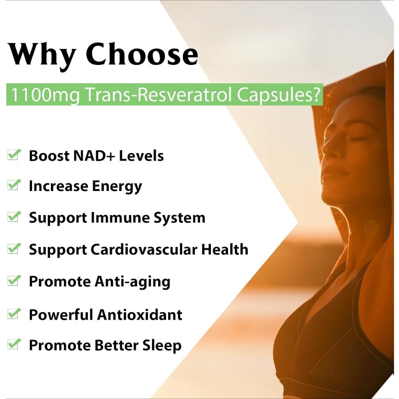 99% Resveratrol 1100mg Antioxi - Resveratrol Capsule Anti Aging incelemesi ve fiyatı