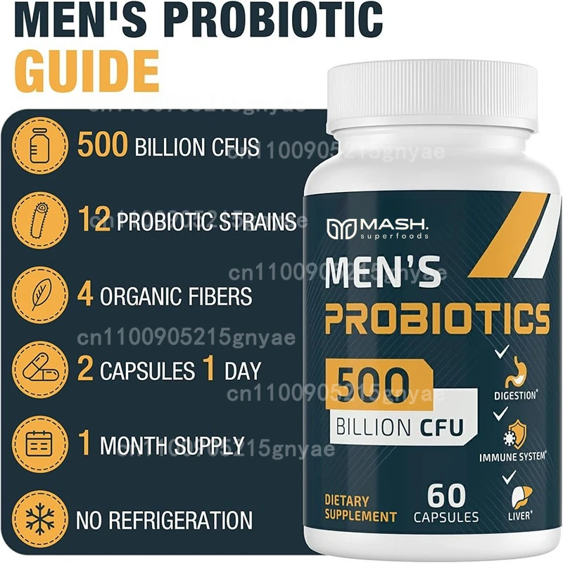 60 Capsules Male Probiotics 50 - Probiotic 60 Billion incelemesi ve fiyatı