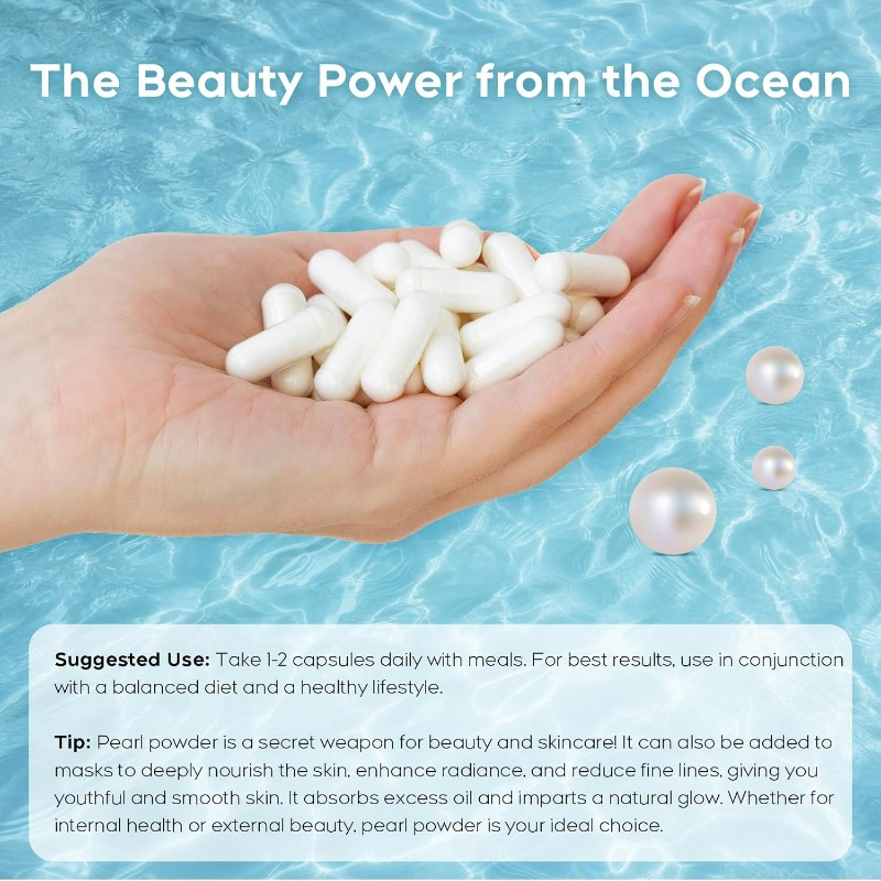 Organic Pearl Powder Capsules  - Collagen Peptide Powder incelemesi ve fiyatı