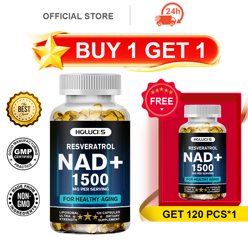 HOLUCKS NAD+ Capsules, with NA - Resveratrol Capsule Anti Aging incelemesi ve fiyatı