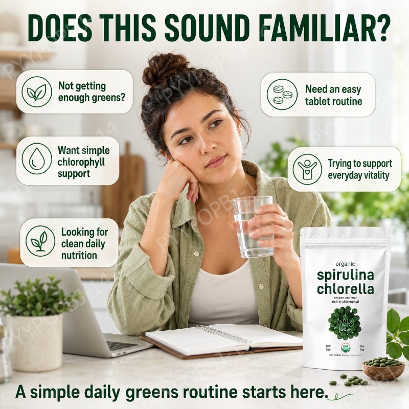 Organic Spirulina Chlorella Ta - Spirulina Tablet Organic incelemesi ve fiyatı