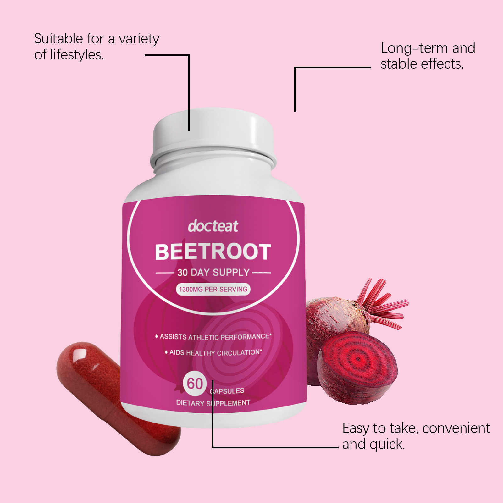 DOCTEAT Beetroot Women's Healt - Nutrition For Health Fitness & Sport Melvin Williams incelemesi ve fiyatı