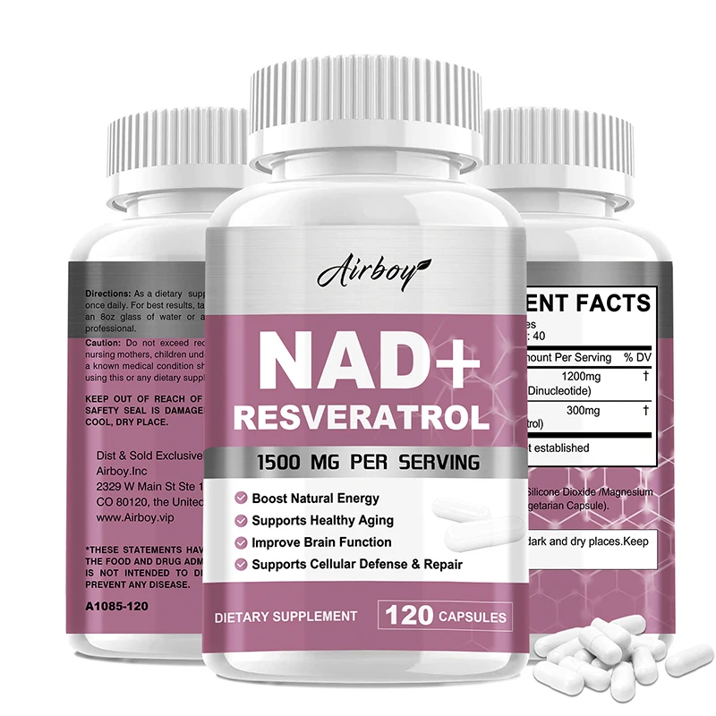 NAD+ Resveratrol Supplements - - Resveratrol Capsule Anti Aging incelemesi ve fiyatı