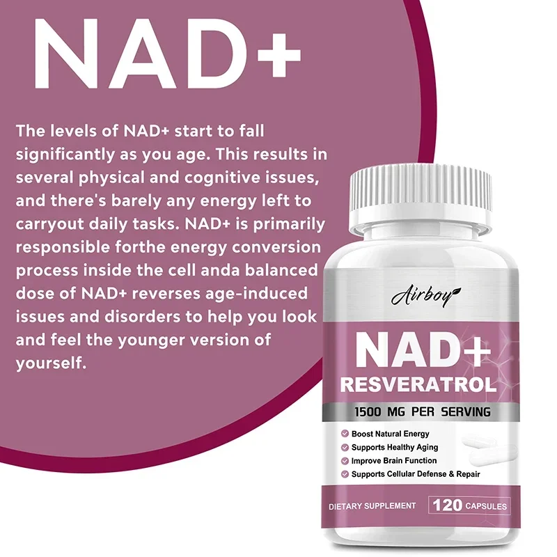 NAD+ Resveratrol Supplements - - Resveratrol Capsule Anti Aging incelemesi ve fiyatı