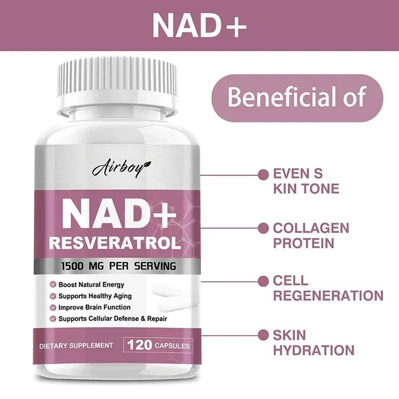 NAD+ Resveratrol Supplements - - Resveratrol Capsule Anti Aging incelemesi ve fiyatı