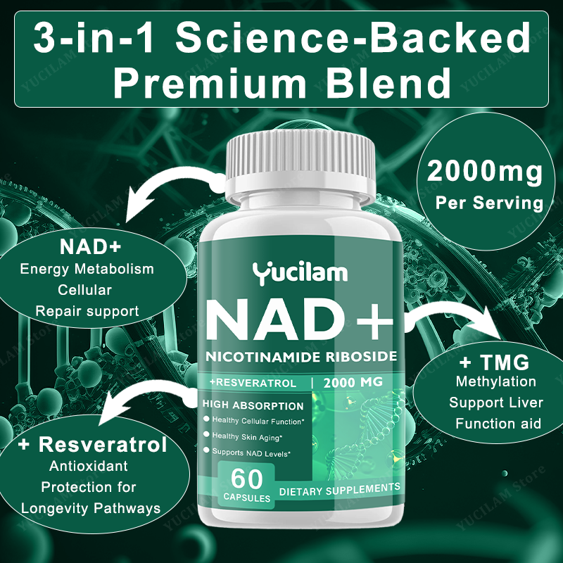 NAD+ Resveratrol Supplement -  - Resveratrol Capsule Anti Aging incelemesi ve fiyatı